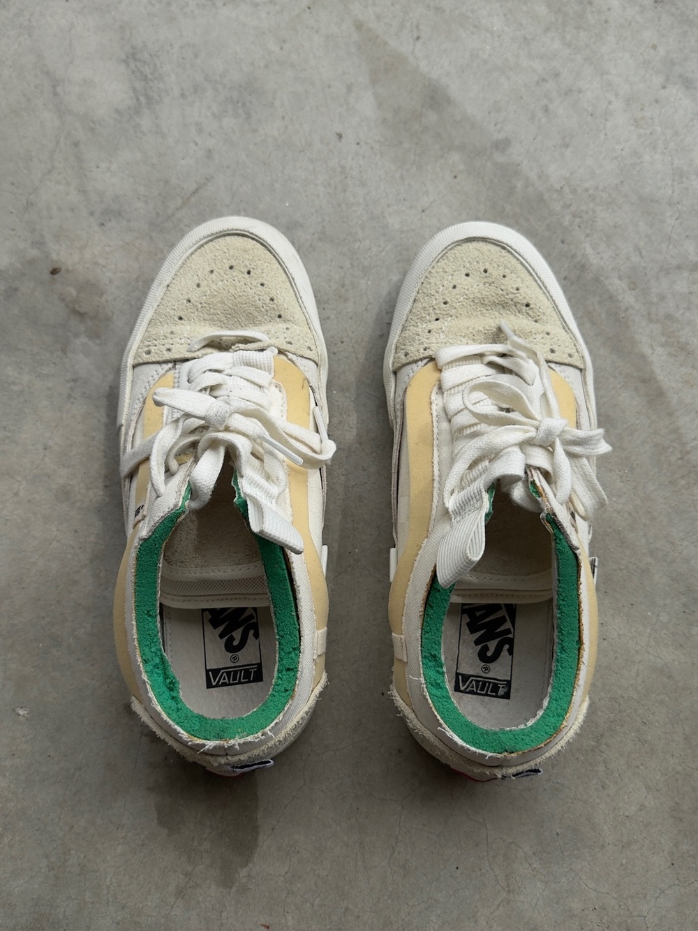 Vans Old Skool LX Vault Marshmallow Off-White Deconstructed Shoes